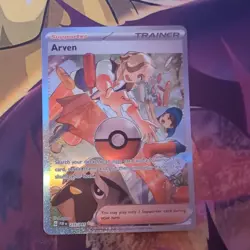 Arven 235/091 Special Illustration Rare Pokemon Paldean Fates NM - Image 1