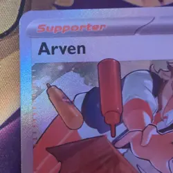Arven 235/091 Special Illustration Rare Pokemon Paldean Fates NM - Image 2