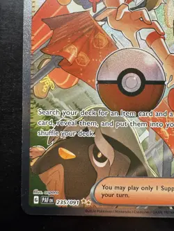 Pokemon Arven Special Illustration Rare SV: Paldean Fates 235/091 (NM) - Image 4
