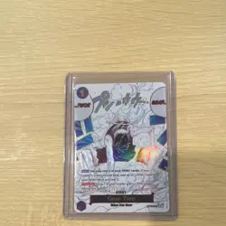 One Piece Card Game Straw Hat Crew Gear Two Holo Card OP01-080 English - Image 2