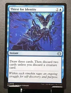 MTG 0079 THIRST FOR IDENTITY Lorwyn Eclipsed Instant Uncommon card⚔NM/MT - Image 1