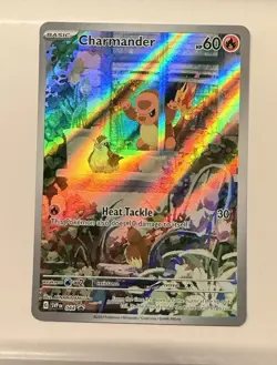 Pokemon TCG Obsidian Flames Charmander #044 SVP Black Star Promo Card, - Image 1