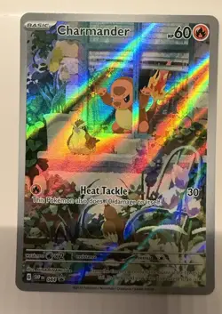 Pokemon TCG Obsidian Flames Charmander #044 SVP Black Star Promo Card, - Image 2