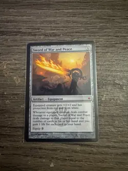 Magic the Gathering Artifact: Sword of War and Peace New Phyrexia Regular - Image 1