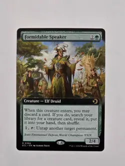 Formidable Speaker - R0366 Reg (Extended Art) - Lorwyn Eclipsed - MTG - NM - Image 1