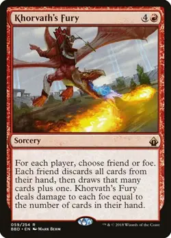 Khorvath's Fury BBD NM MTG - Image 1