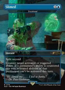 Trickbind "Slimed" - Extended Art Secret Lair NM MTG - Image 1