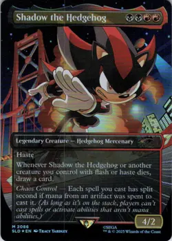 MTG Shadow the Hedgehog (Rainbow) (2086) | NM Foil | Secret Lair Sonic {SLD} - Image 2