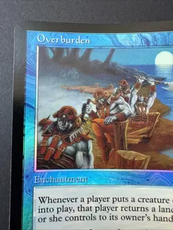 Overburden 39/143 FOIL Prophecy - VINTAGE Magic The Gathering 2000 - Image 3