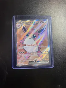 Pokemon TCG Scarlet & Violet Wigglytuff EX 187/165 Full Art Ultra Rare Holo Card - Image 1