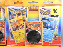 4 Packs Pokemon TCG Zapdos Moltres Articuno Promo Blister - Image 3