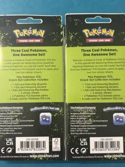 Pokemon (2) Knock Out Collection Factory Sealed Hanger Boxes - Image 2