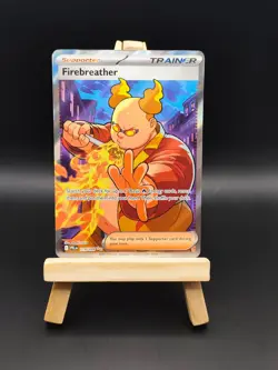 Pokemon TCG Phantasmal Flames - Firebreather 119/094 Full Art Trainer - Image 1