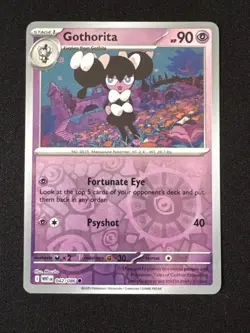 Gothorita 42/86 Reverse Holo White Flare -Near Mint- Pokemon TCG - Image 1