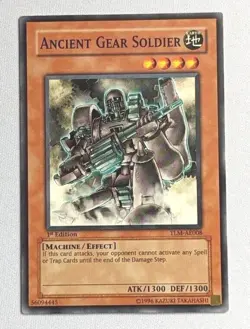 Ancient Gear Soldier - TLM-EN008 - Common - 1st Edition YuGiOh! - Image 1