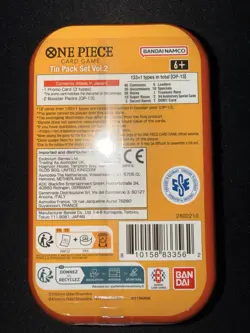 One Piece Tin Pack Set Vol. 2 -Monkey.D.Luffy- One Piece Promotion Cards (OP-PR) - Image 2