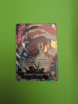 2025 One Piece Eustass Captain Kid Alt Art Leader OP10-099 Royal Blood - Image 2