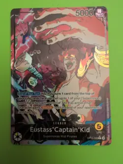 2025 One Piece Eustass Captain Kid Alt Art Leader OP10-099 Royal Blood - Image 3