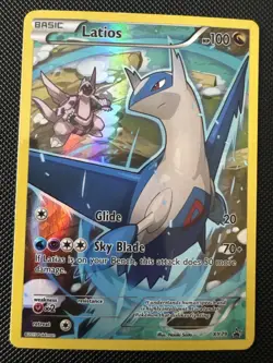 Pokemon TCG Latios XY79 XY Black Star Promo Full Art Ultra Rare Holo - Image 1