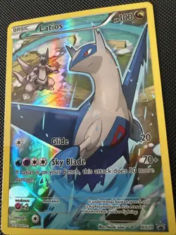 Pokemon TCG Latios XY79 XY Black Star Promo Full Art Ultra Rare Holo - Image 3