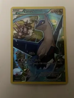 Pokemon TCG Latios XY79 XY Black Star Promo Full Art Ultra Rare Holo Card - Image 1