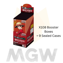 ONE PIECE OP-013 OP13 Carrying on His Will Japanese x9 Sealed Cases of 108 Boxes - Image 1