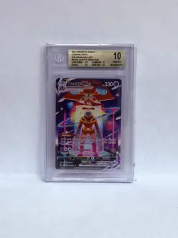 Pokemon TCG Deoxys VMAX GG45/GG70 Ultra Rare Card Crown Zenith Galarian Gallery - Image 1