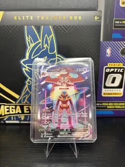 Pokemon TCG Deoxys VMAX GG45/GG70 Ultra Rare Card Crown Zenith Galarian Gallery - Image 1