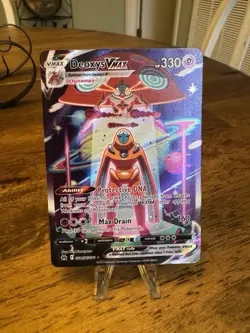 Pokemon Card TCG Deoxys VMAX GG45/GG70 Crown Zenith: Galarian Gallery Holo NM/M - Image 1