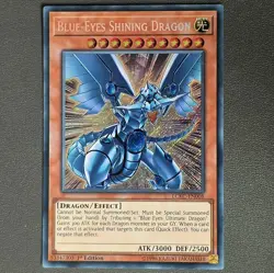 Blue-Eyes Shining Dragon - LCKC-EN008 - Secret Rare - 1st Ed - NM - Yu-Gi-OH! - Image 1