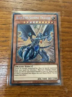 Yu-Gi-Oh! Blue-Eyes Shining Dragon LCKC-EN008 UNLIMITED NM - Image 1