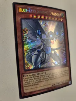 Blue-Eyes Shining Dragon LCKC-EN008 Secret Rare Yugioh Collection Kaiba Mint - Image 2