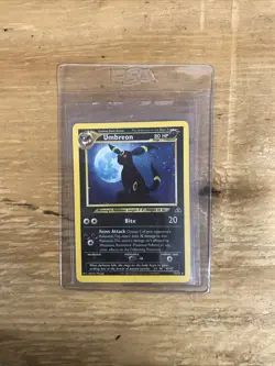 Vintage Pokemon TCG Umbreon Neo Discovery Holo Card 13/75 Unlimited Rare 2001 - Image 3