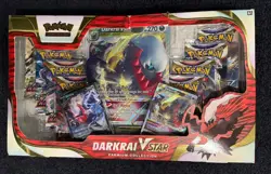 Pokemon Darkrai VSTAR Premium Collection Box 8 Booster Packs NEW SEALED - Image 1