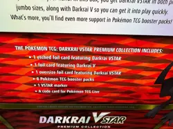 Pokemon Darkrai VSTAR Premium Collection Box 8 Booster Packs NEW SEALED 820650851100 - Image 5