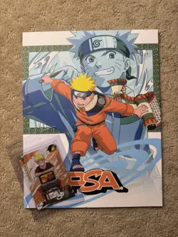 PSA Magazine x Kayou Exclusive NARUTO UZUMAKI PROMO CARD and Magazine Base Cover - Image 1