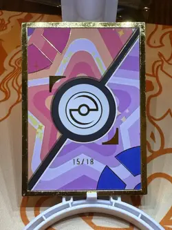 This is an Eif Origin 2.0 gold frame serialized card feat. the Pokemon Jirachi - Image 2