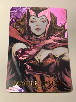 Scarlet Witch Marvel 50 Goddess Anime Waifu Holo Art Card ACG Carddass Girl Sexy - Image 1