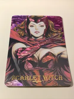 Scarlet Witch Marvel 50 Goddess Anime Waifu Holo Art Card ACG Carddass Girl Sexy - Image 5