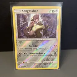Kangaskhan 99/149 Reverse Holo Rare Pokemon Card Sun and Moon Base TCG NM 2017 - Image 1