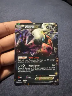 Pokemon TCG Darkrai EX Legendary Treasures Ultra Rare Basic 180HP Card 88/113 - Image 1