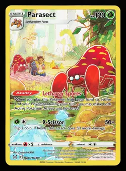 Parasect TG01/TG30 Ultra Rare Lost Origin Pokemon Card - Image 1