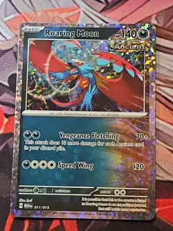 Pokemon Roaring Moon M24en 011/015 McDonald's Promo Holo Card NM - Image 1