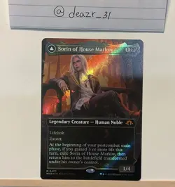 Sorin of House Markov , Mythic, Textured Foil Borderless, MH3, #470, PACK FRESH! - Image 1