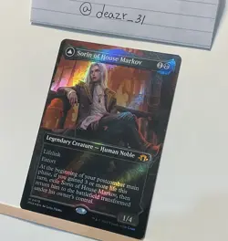 Sorin of House Markov , Mythic, Textured Foil Borderless, MH3, #470, PACK FRESH! - Image 2