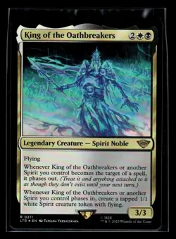 King of the Oathbreakers LTR MTG Magic The Gathering Holo R 0211 - Image 1