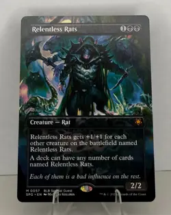 MTG SPG-0057 Relentless Rats (Borderless) - Special Guests (SPG) - Image 1