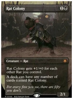 MTG Rat Colony (Borderless) Bloomburrow Special Guests - Image 1