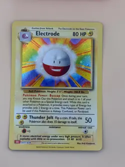Electrode 011/034 holo TCG Classic Charizard Pokemon NM - Image 1
