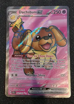 Pokemon TCG Dachsbun EX 160/142 Ultra Rare Stellar Crown *Near Mint* - Image 1